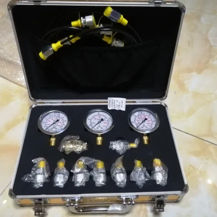 Excavator Hydraulic Gauge 0-25 MPa 0-3500 PSI Pressure Test Gauge Kits