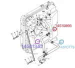 EC240B EC290B Excavator Hose VOE14510779 VOE14510866 VOE14501342 14501342 14510866 14510779 - Image 3
