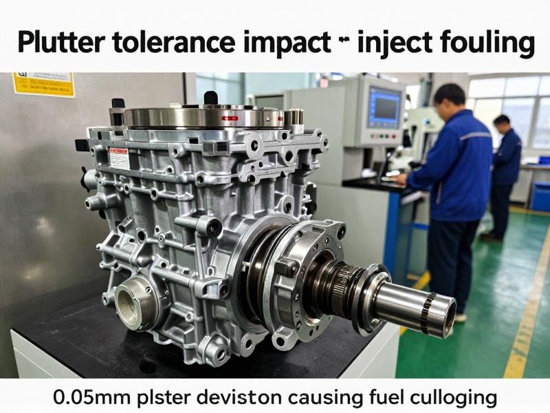 0.05mm plunger deviation causing fuel injector clogging Plunger tolerance impact on injector fouling