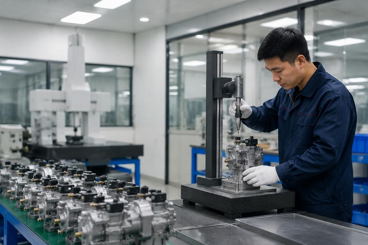Bulk unit pump quality control process