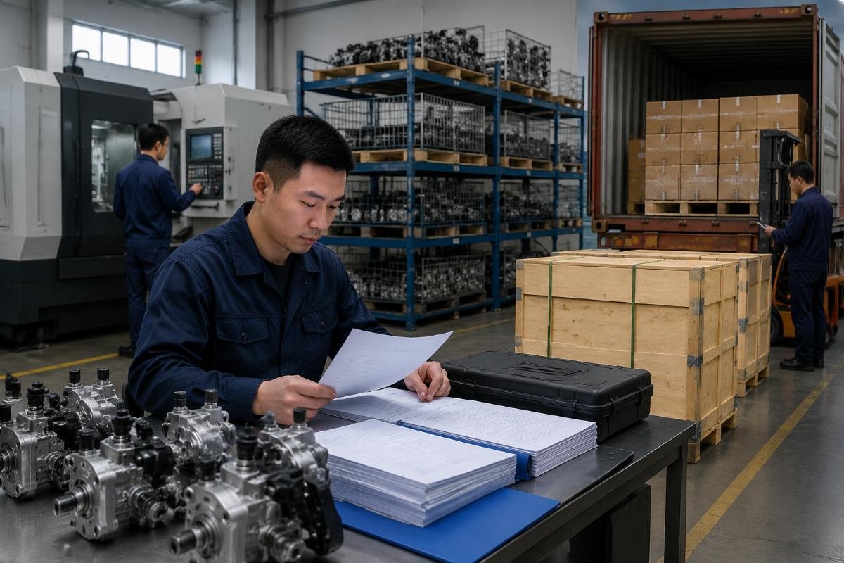 Customs clearance documentation ISO 9001 supplier Global export documentation for fuel pumps