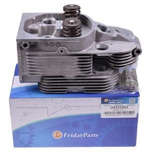 Complete Cylinder Head with Valves 04231661 for Deutz BF4L913 F4L913 Engines
