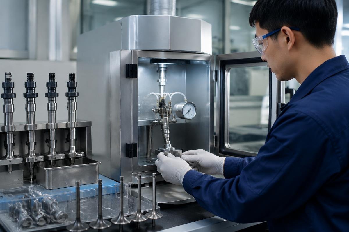 Diesel injector sealing test success rates Marine engine valve fitment data