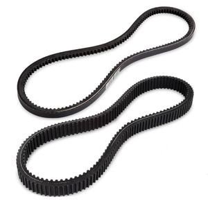 Drive & Starter Belt 606136 606138 for 13HP Kawasaki EZGO RXV TXT Workhorse Golf Cart