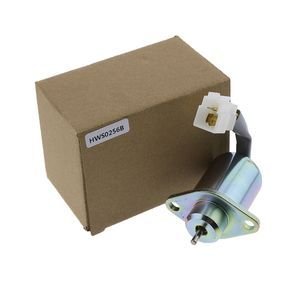 12V Fuel Shutoff Solenoid 17454-60010 for Kubota D905-D1505T Engines with OEM Quality