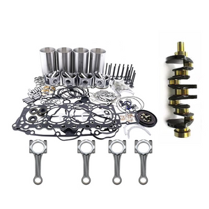V3307 Engine Overhaul Rebuild Kit with Connecting Rod & Crankshaft for Kubota KX080 SSV75 Bobcat S650 T650
