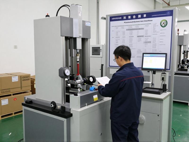 Fuel feed pump quality testing process with pressure decay metrics Pressure endurance testing workflow