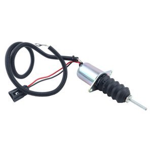 Fuel Shut Off Solenoid AM124377 AM102863 for John Deere Tractor Loader Mower Engine Control