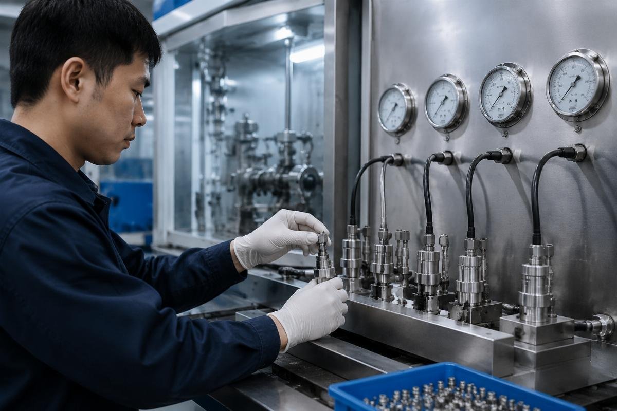 Delivery valve calibration process