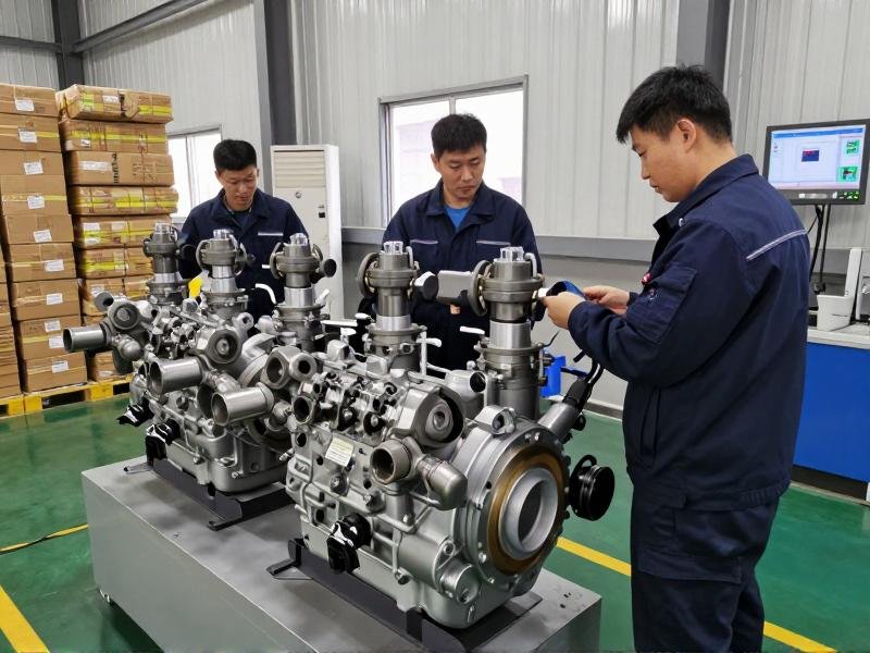 Marine engine fuel system test