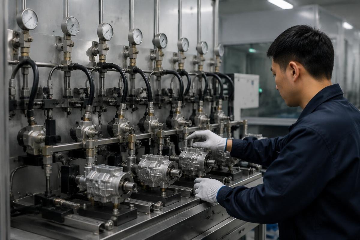Multi-stage pre-shipment inspection ISO 9001 Fuel pump multi-stage pressure testing