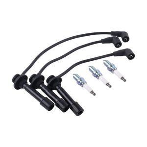 Spark Plug and Wire Kit MIU12783 MIA11722 for Yanmar 3TNV70 John Deere XUV 825i 835M UTV