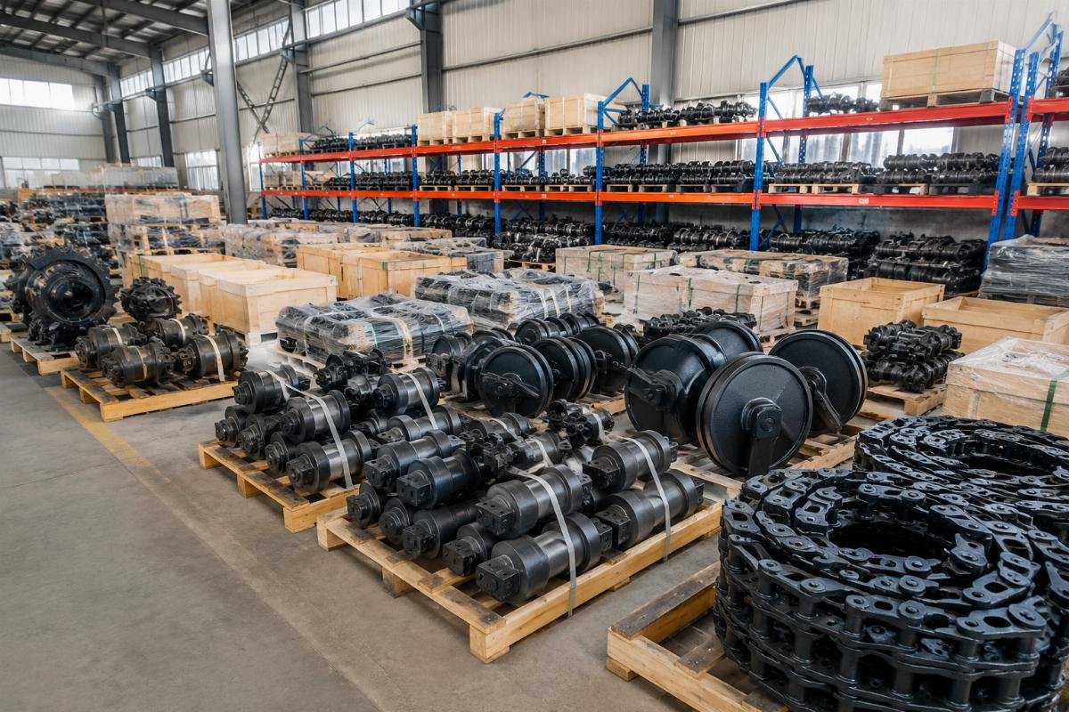 Bulk Sany parts for regional distributors Sany undercarriage parts sorted by SKU for bulk regional distribution