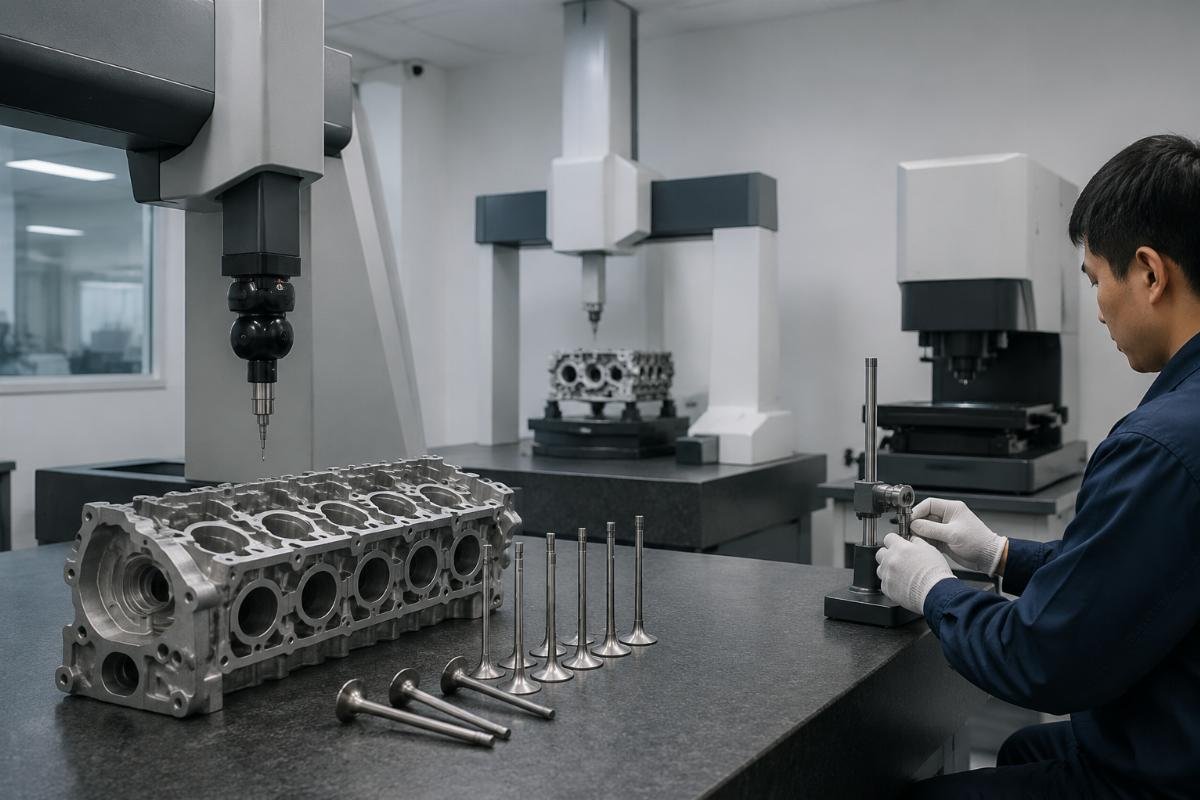 Deutz part quality testing for material and performance standards Quality testing lab setup for engine part performance validation