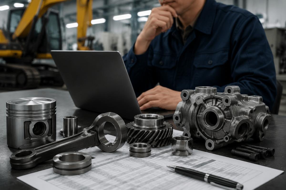 Hidden costs of multi-supplier excavator parts sourcing Cost breakdown spreadsheet showing hidden overheads in split parts procurement